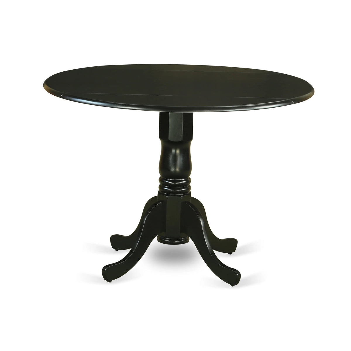 5 Piece Wood Dining Set with Leather Seat T258