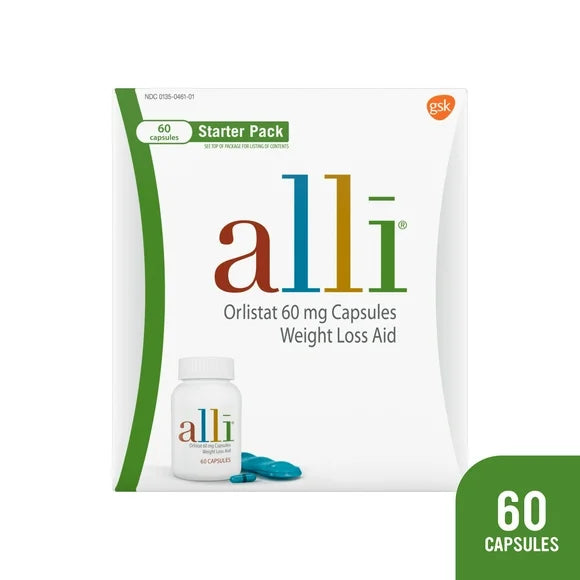 60 Mg Orlistat Weight Loss Supplement Capsules K55023