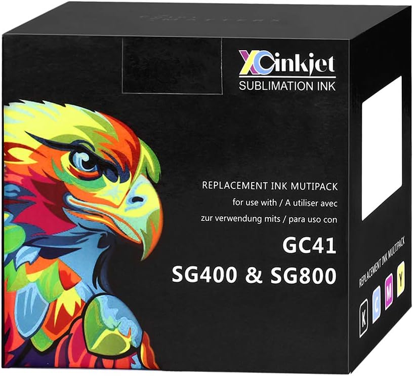 Sublimation Ink Cartridge 4-Pack for SG400 SG800 Printer I1112