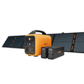 Portable Power Station 1296Wh Swappable Lithium Backup Batteries 600W AC Outlet Solar Generator F3719