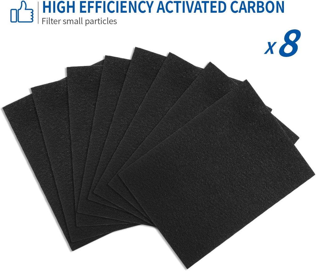2 True HEPA Filter and 8 Carbon Pre Filters Set F730368