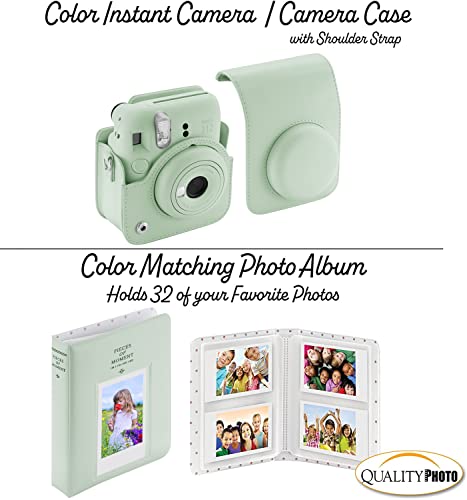 Lilac Purple Instant Camera with Case and Accessory Kit Y69003