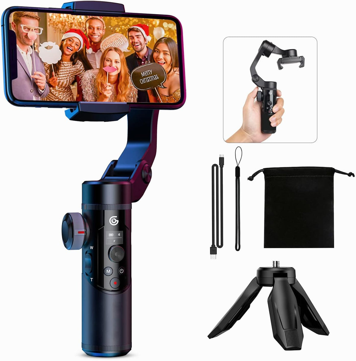 3-Axis Gimbal Stabiliser with Tripod F654473