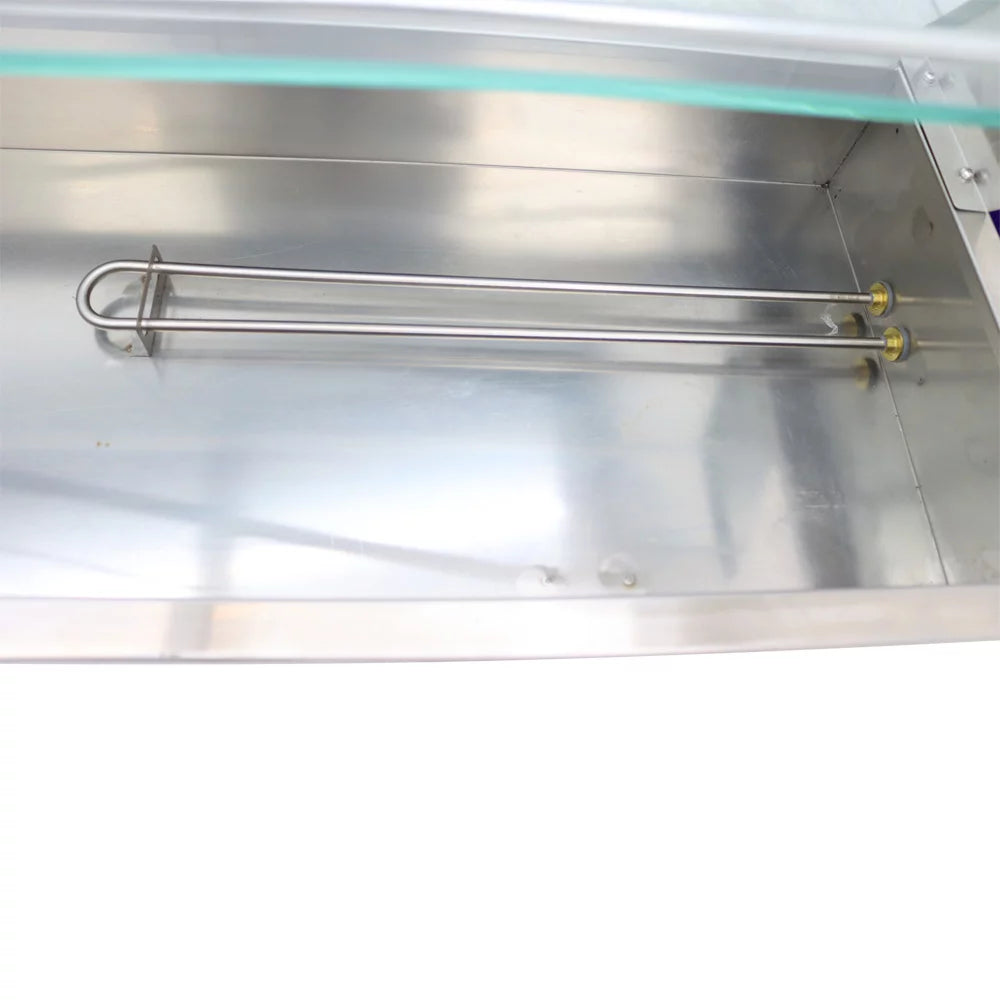 Electric Commercial Bain-marie Buffet Food Warmer Steam Table with Glass Guard 6-Pan B659