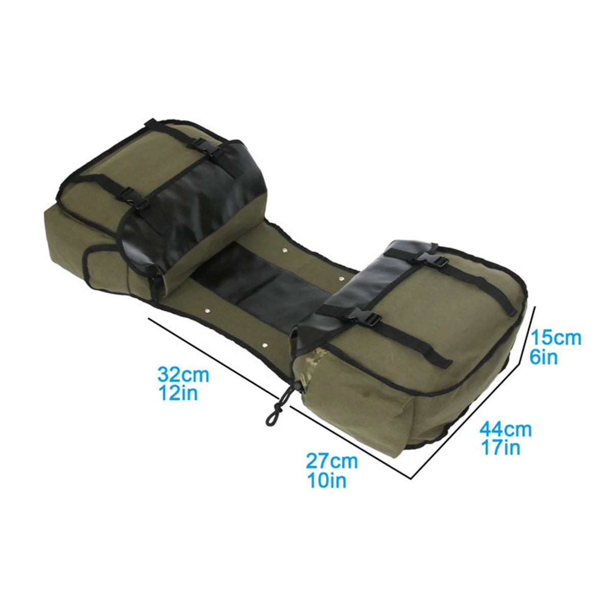Canvas Waterproof Motorbike Saddle Bag P208507