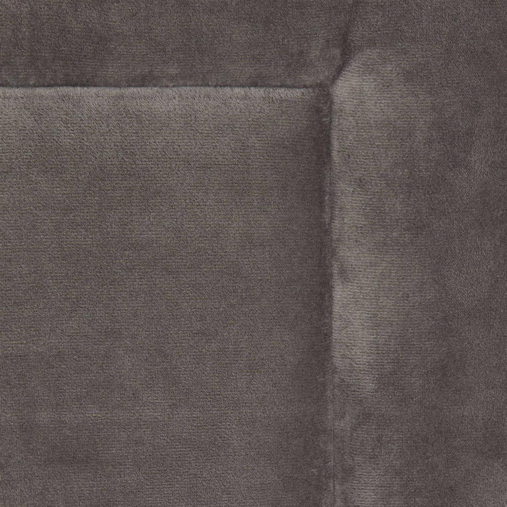 Dark Grey Velvet Dog Crate Mat and Pet Bed E988548