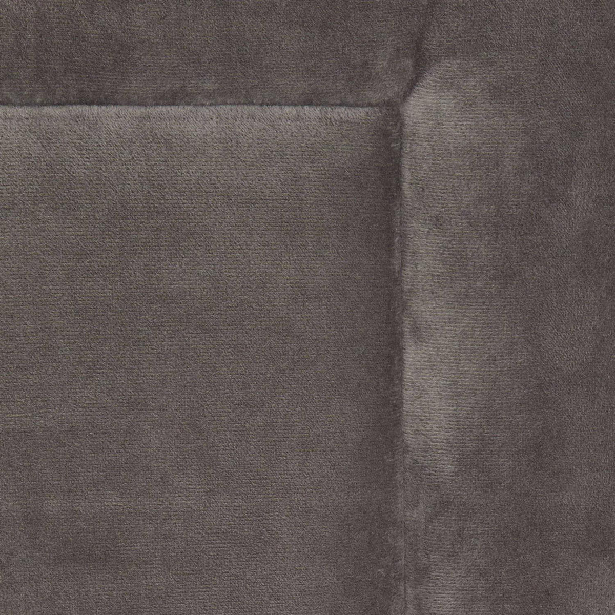 Dark Grey Velvet Dog Crate Mat and Pet Bed E988548