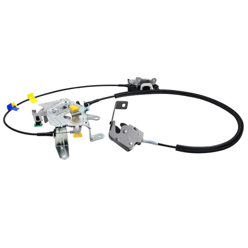 Left Driver Side Rear Door Lock Latch Cable Assembly for Ford F250 F350 F450 F550 Super Duty 1999-2007, Upper and Lower Latches Replacement, Pack of 2 Z468159