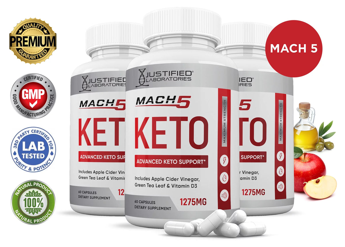 Keto ACV Pills 1275mg Dietary Supplement 180 Capsules P370966
