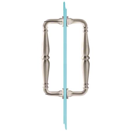 Satin Nickel 6 inch Back-to-Back Pull Handle W4482