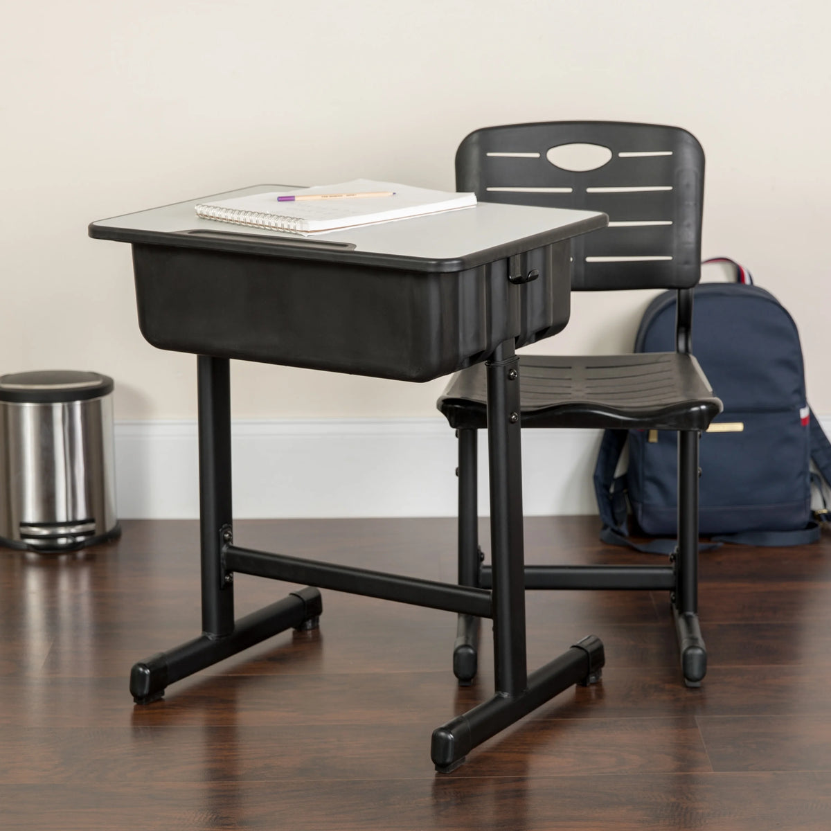 Adjustable Height Student Desk and Chair D56447