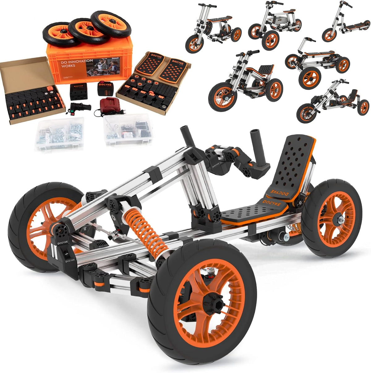 Electric Gokart Kit Children Ride on Car Pedal Go Karting Car C17334