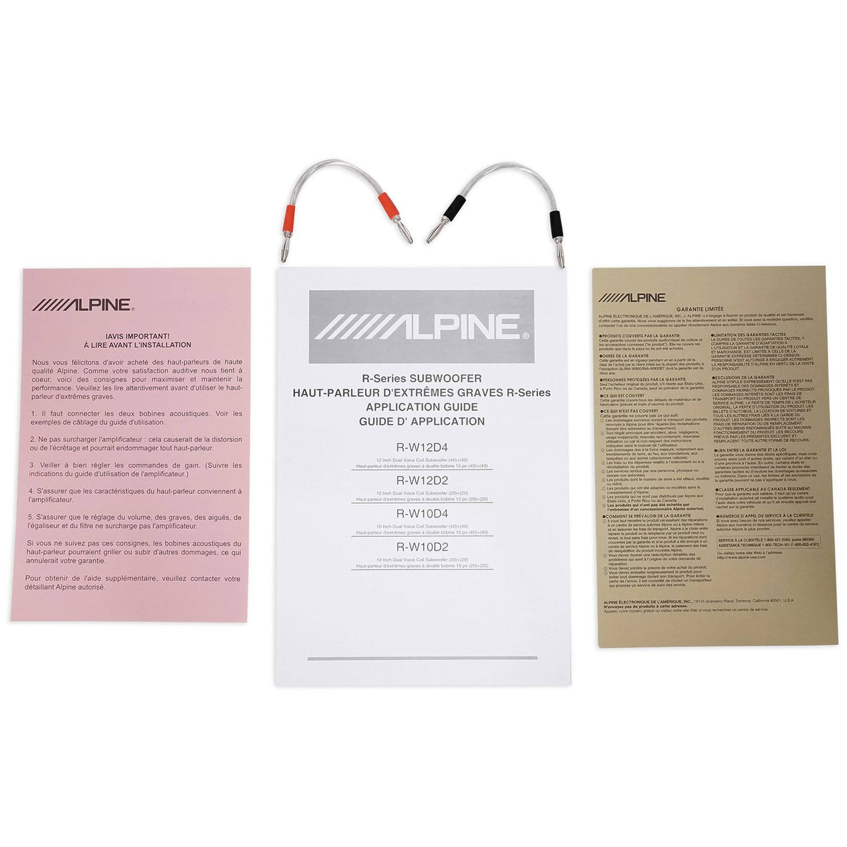 Alpine R-Series R-W10D4 Car Subwoofer G478565