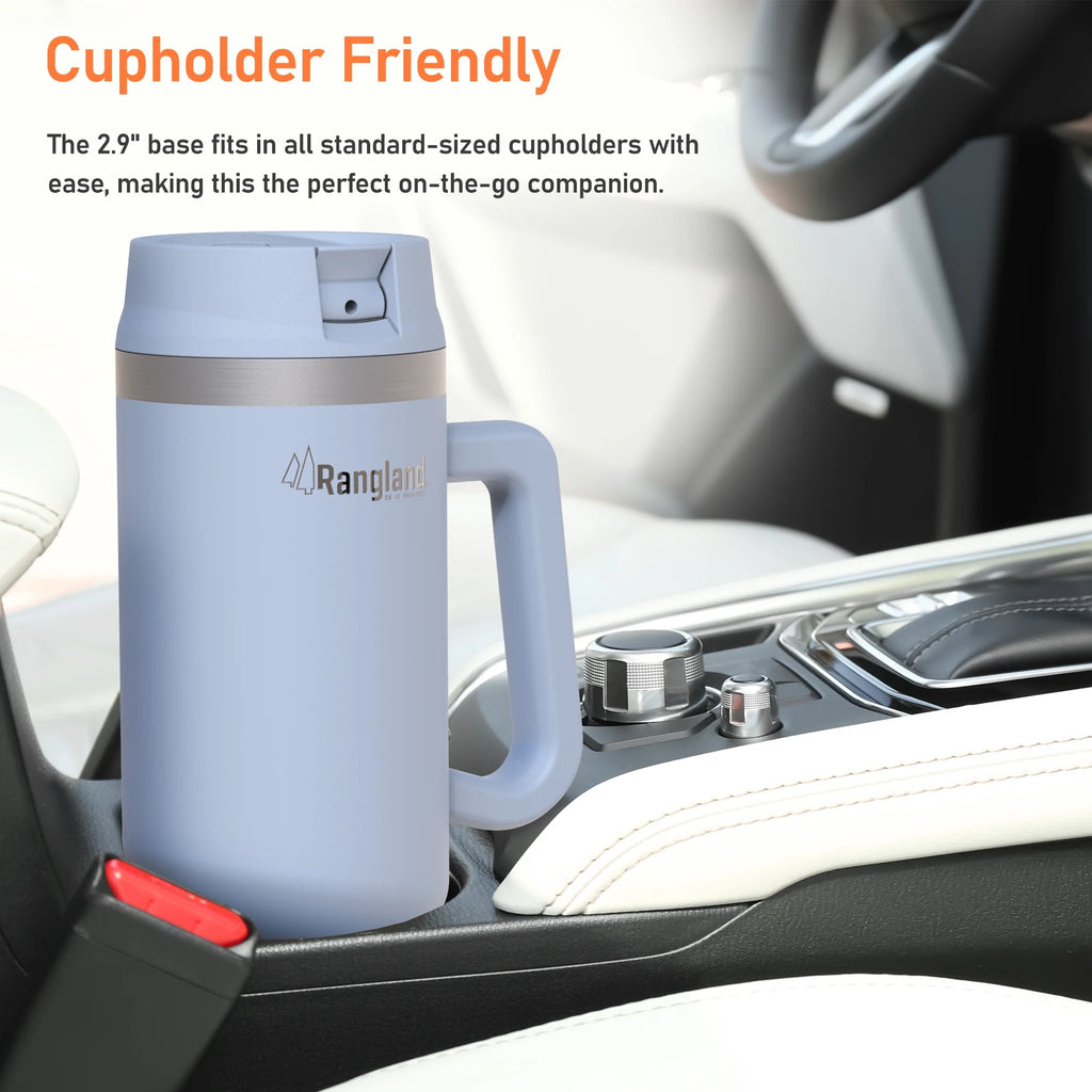 40 oz Insulated Tumbler with Handle and Carrier Bag G66463