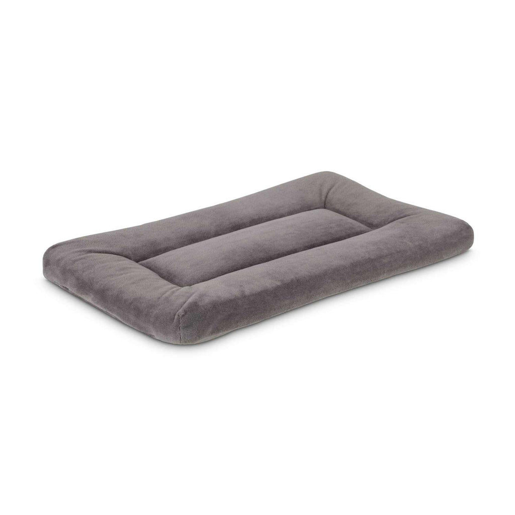 Dark Grey Velvet Dog Crate Mat and Pet Bed E988548