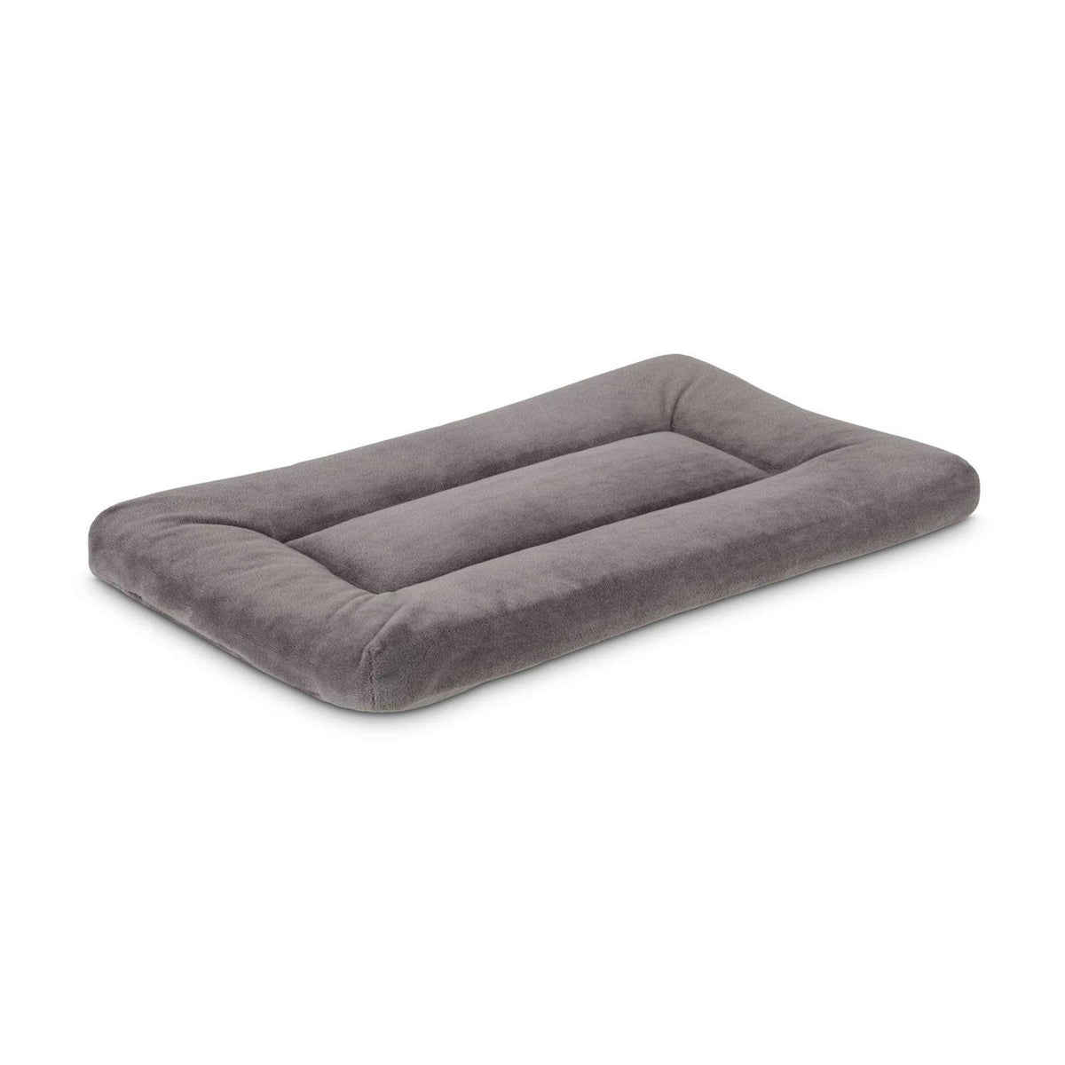 Dark Grey Velvet Dog Crate Mat and Pet Bed E988548