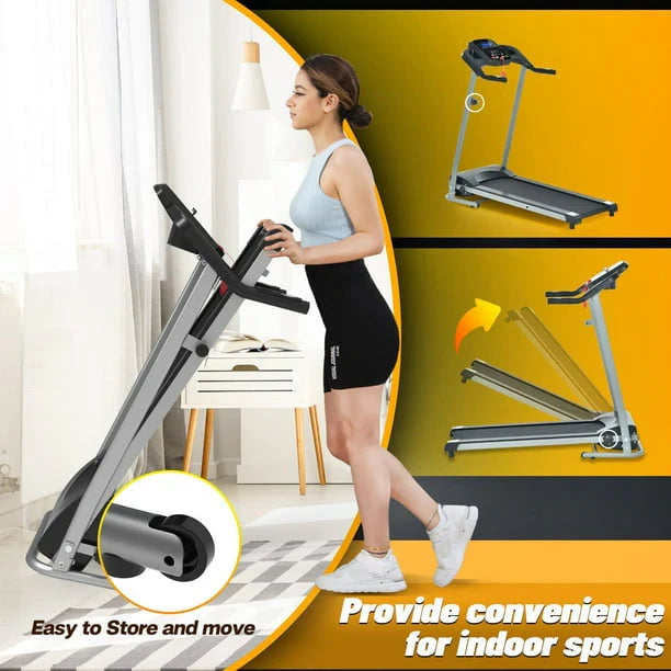 Foldable Incline Treadmill 230 LB Capacity N1997