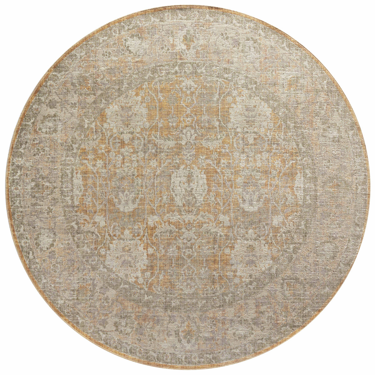 Gold Sand 5'0 x 5'0 Round Rug H147