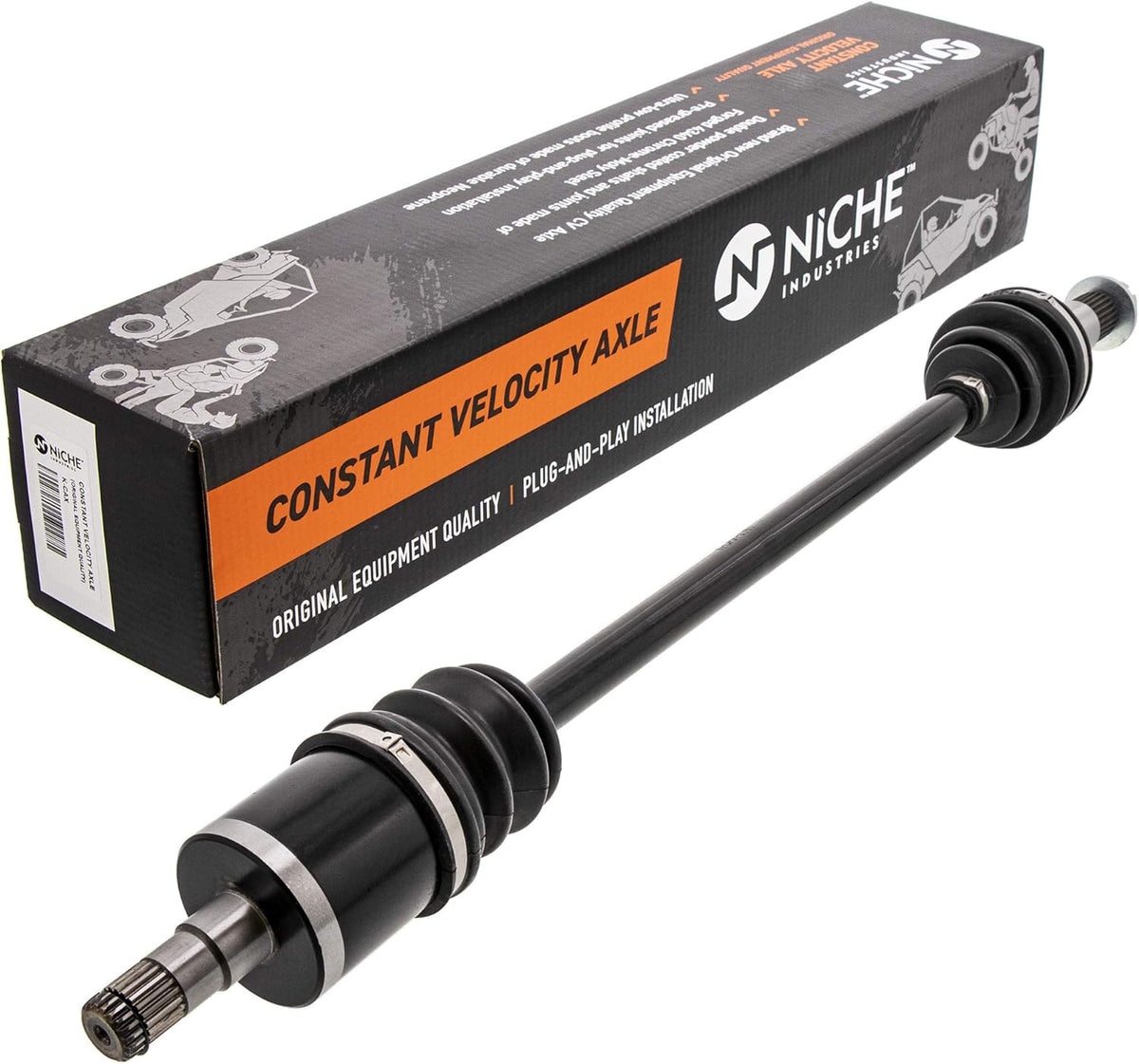 Front Left and Right CV Axle Driveshaft Assembly Kit for Can-Am Maverick Max 1000R W7341