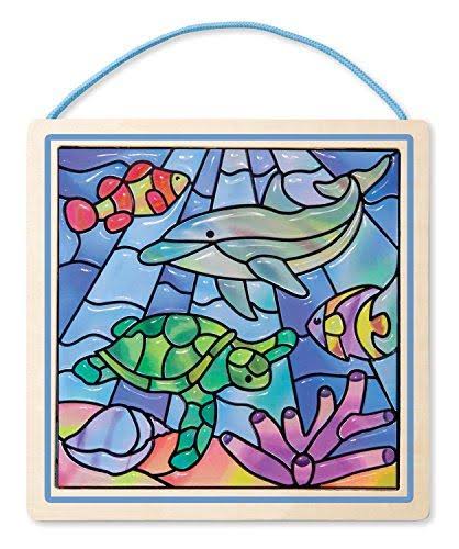 Stained Glass Made Easy Activity Kits Set: Ocean and Safari P242916