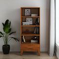 Teak Brown Standard Bookcase L628