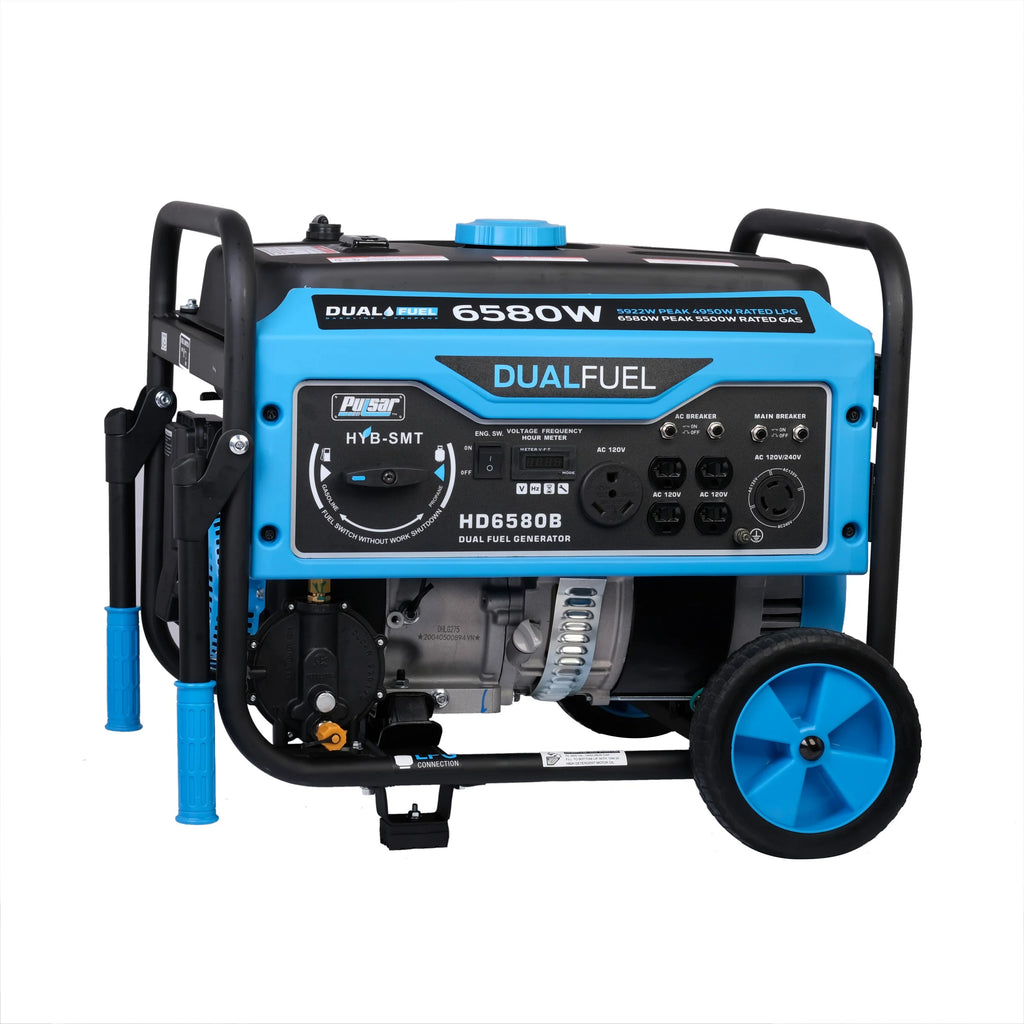 6580-Watt Dual Fuel Portable Generator T627394
