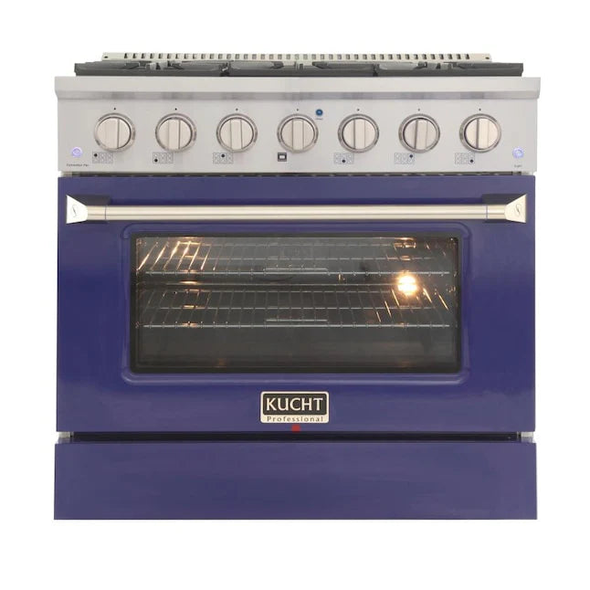 36 Propane Gas Dual Fuel Range with 4 Burners V3800