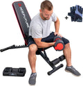 Adjustable Weight Bench with Lumbar Pad, 500 lbs Capacity W401