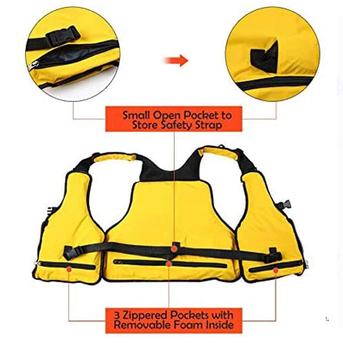 Adult Universal Life Jacket Personal Floatation Device M322353