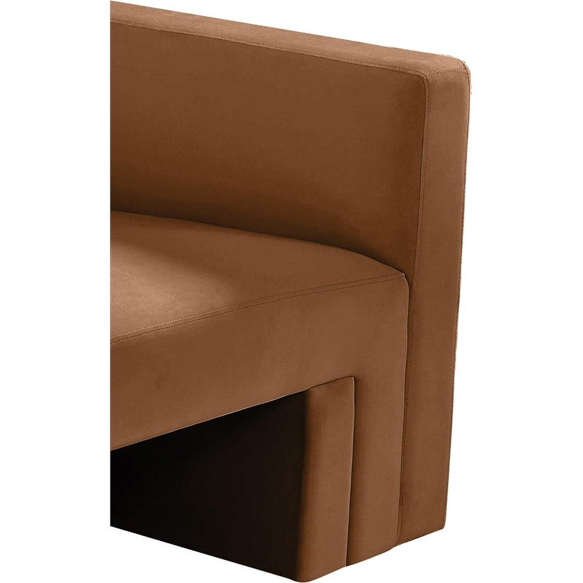Saddle Velvet Loveseat C305