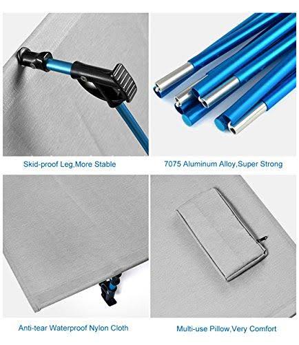 Ultralight Portable Folding Camp Bed Travel Cot A3754