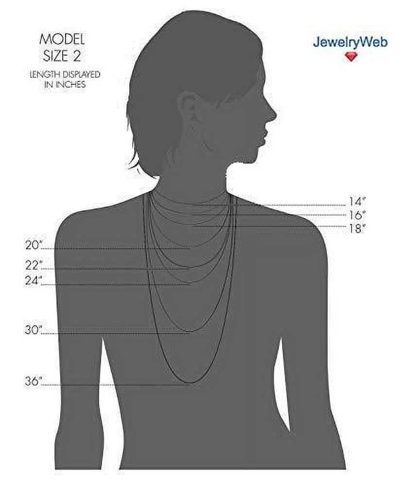 925 Sterling Silver Paperclip Chain Necklace 20 Inch V70568