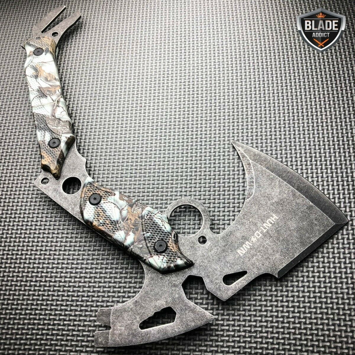13" Stonewash Survival Tomahawk Axe D343493