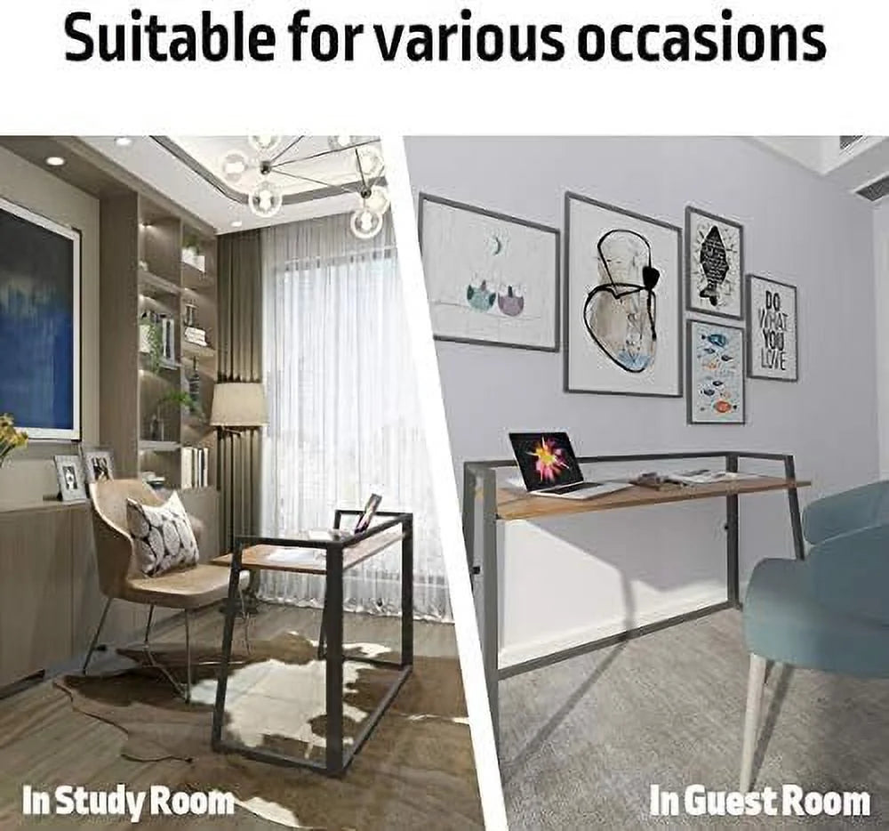Ergonomic Foldable Desk 41" Folding Computer Desk Table G896