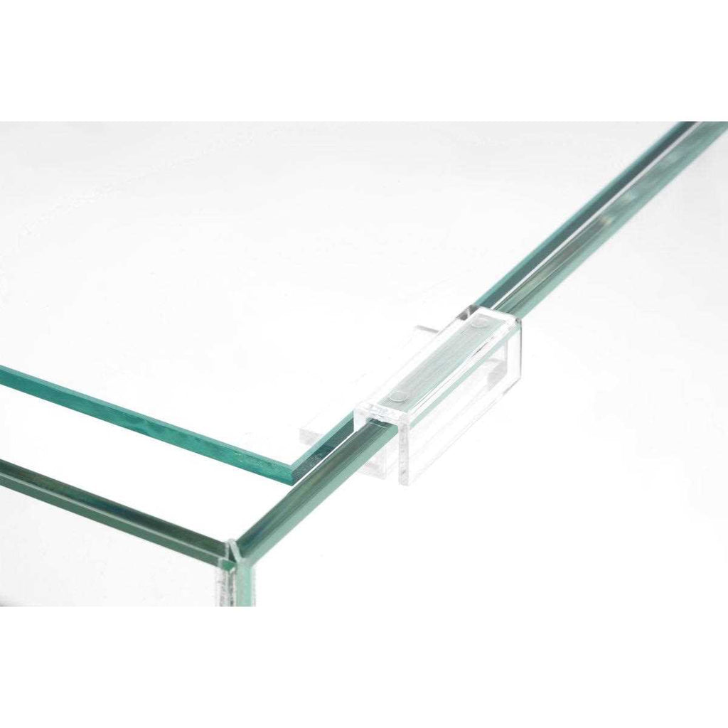 Aquarium Tank Glass Lid with Clear Clips N591