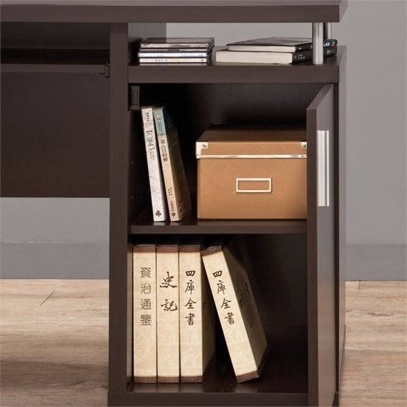 2 Drawer Computer Desk in Cappuccino G2475