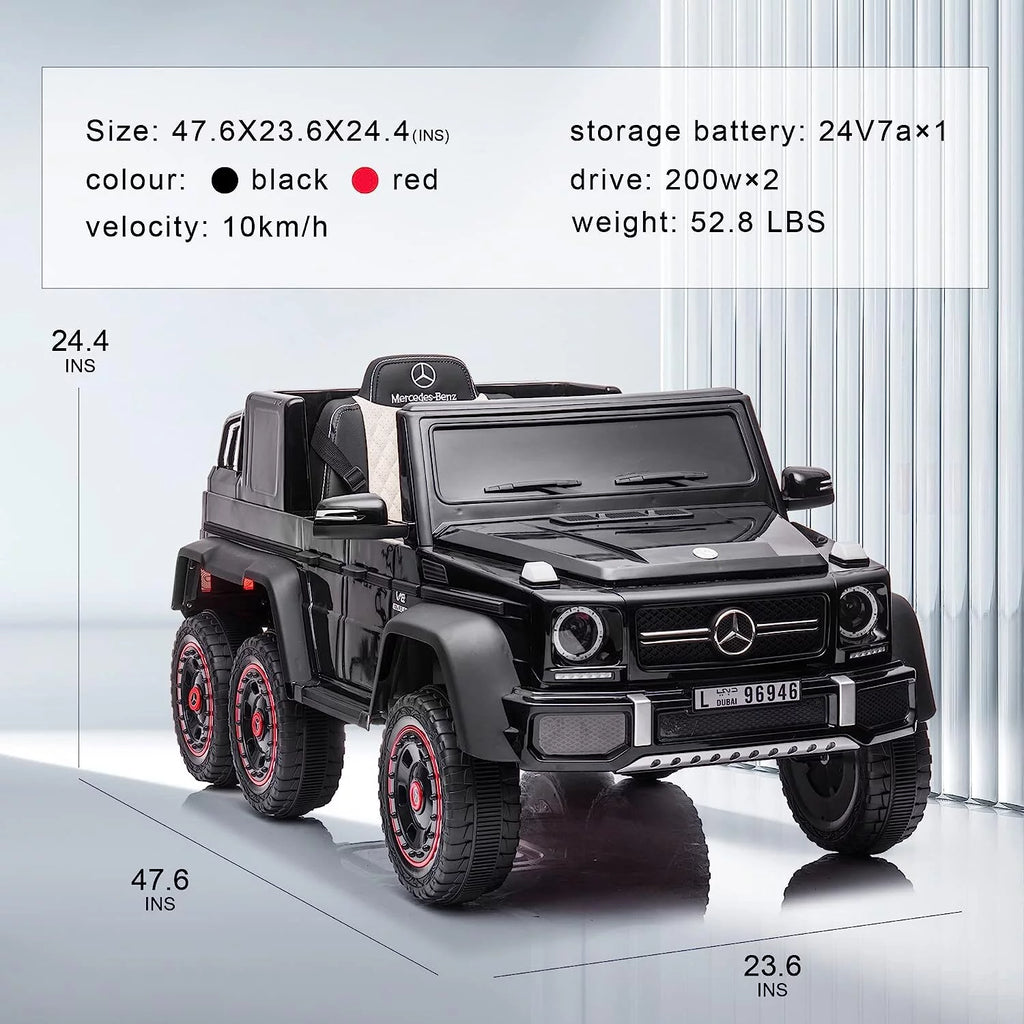 24V 6 Wheels Electric Ride On Car with Remote Control E481