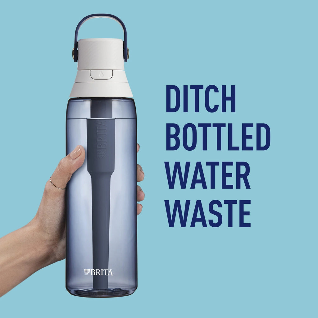 26oz Leak Proof Filtered Water Bottle with Straw H23421
