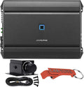 Five Channel Car Digital Amplifier and Remote Controller Bundle C7936