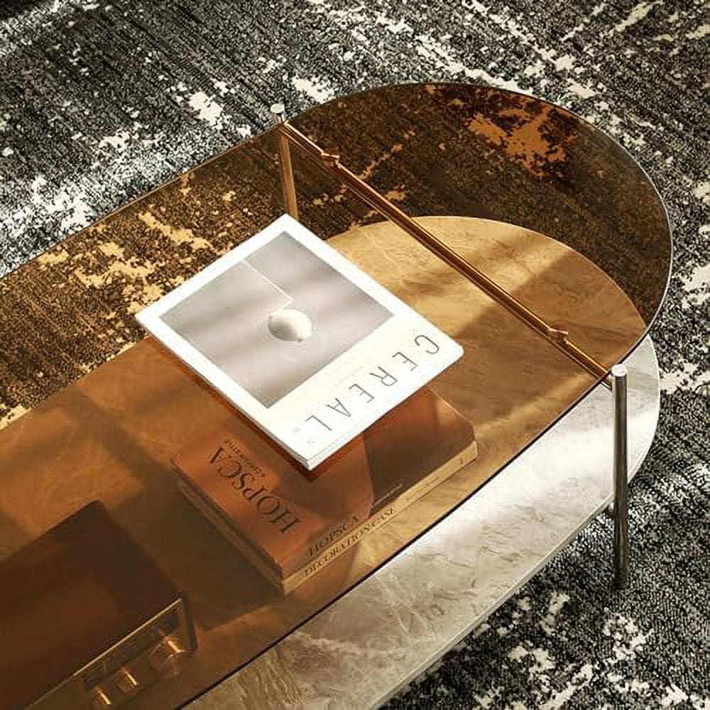 Glass 2-Tier Coffee Table O73484
