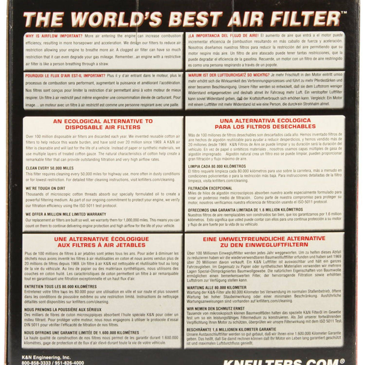 Replacement Air Filter E444