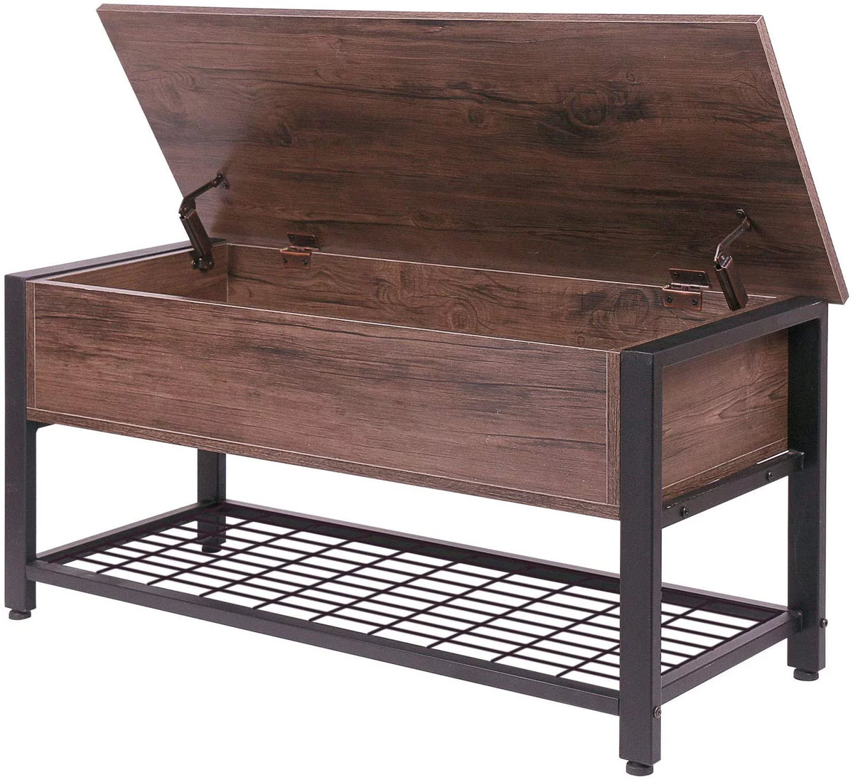 Lift Top Wood Storage Bench F1654