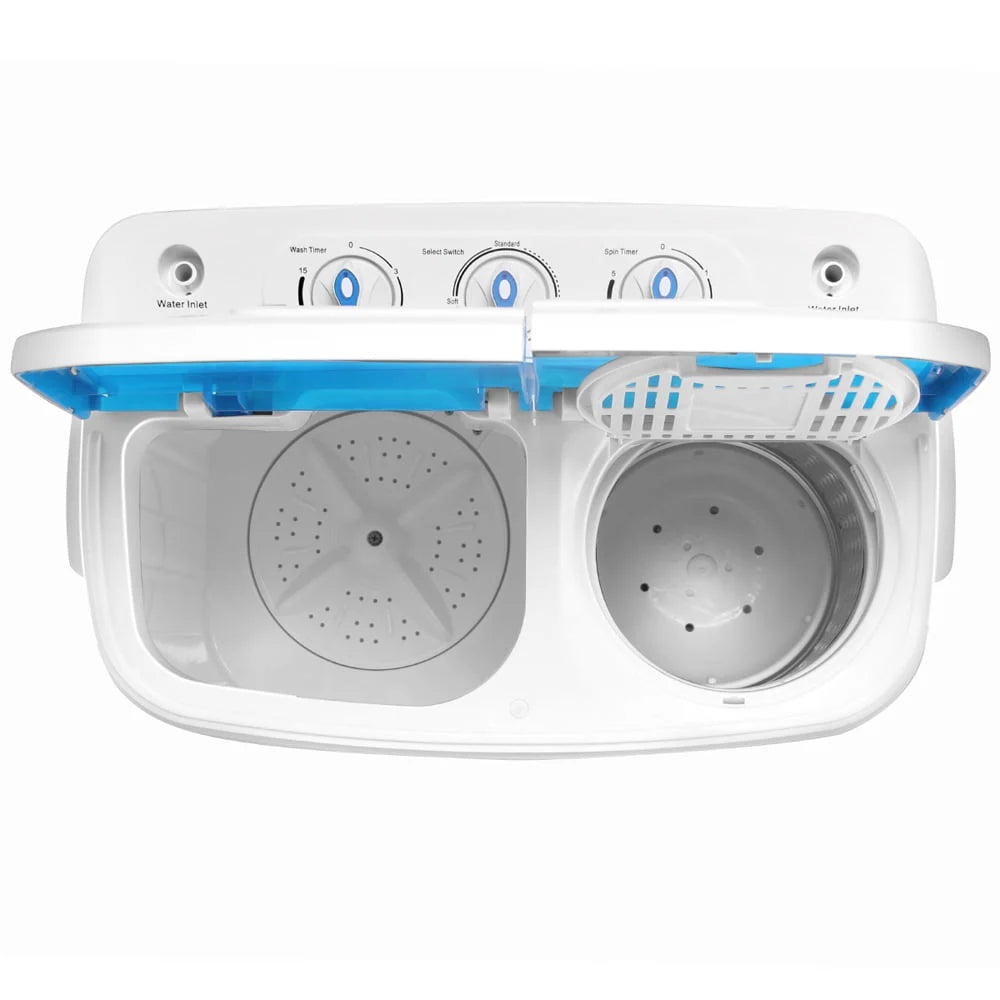 Portable Mini Compact Twin Tub 13.4lb Washing Machine P640972