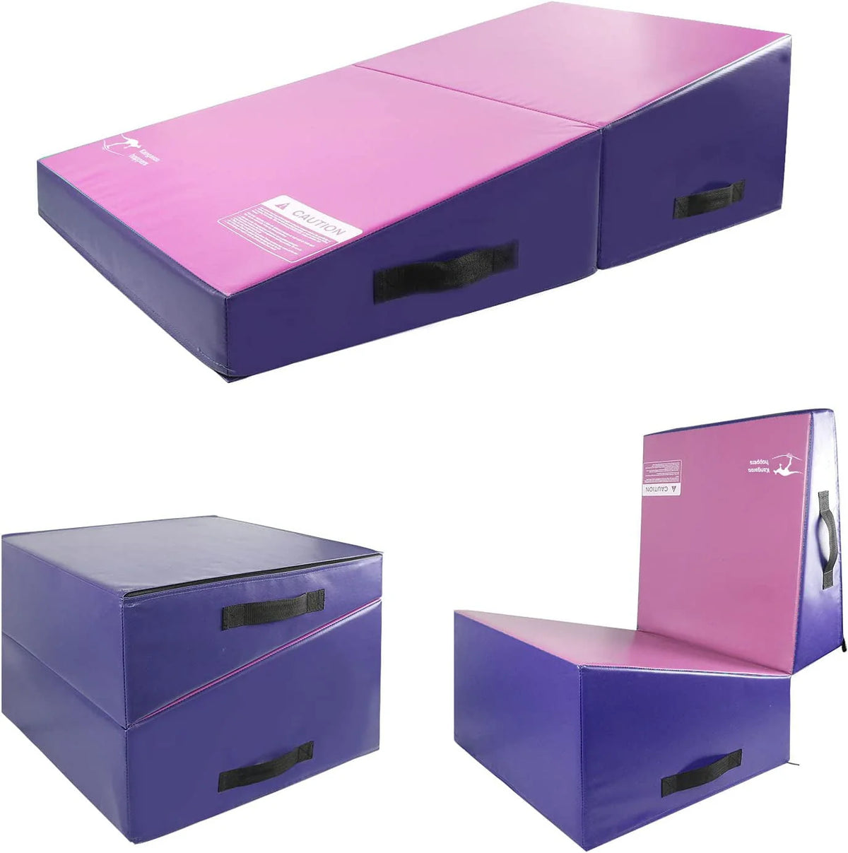 Pink Purple Incline Tumbling Mat A456