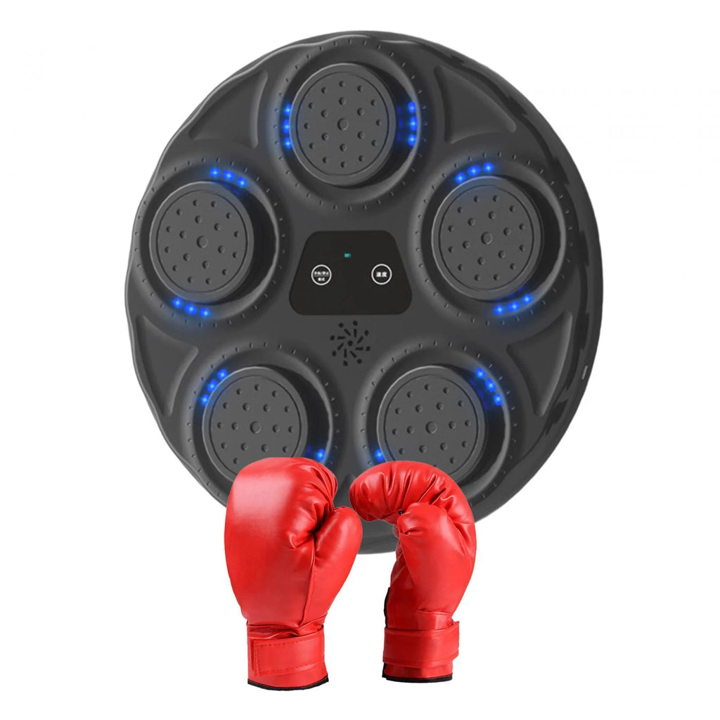 Electronic Boxing Machine Adjustable Punching Pad with Gloves F6707