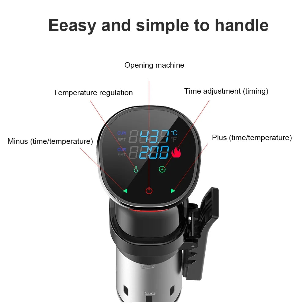 Waterproof LCD Sous Vide Cooker C347073