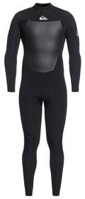 Black/Silver 3/2 Back Zip Wetsuit M6064