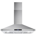 380 CFM Convertible Wall Mount Range Hood with Digital Touch Controls U189