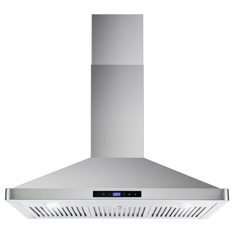 380 CFM Convertible Wall Mount Range Hood with Digital Touch Controls U189