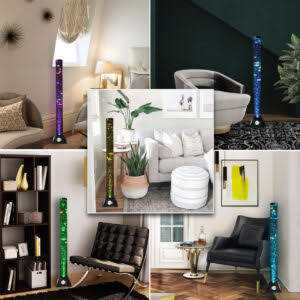 4FT LED Water Bubble Fish Tube Floor Lamp L511